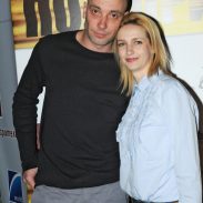 Захари Бахаров със съпругата си