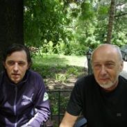 Цветан Алексиев с баща си - актьорът Стоян Алексиев